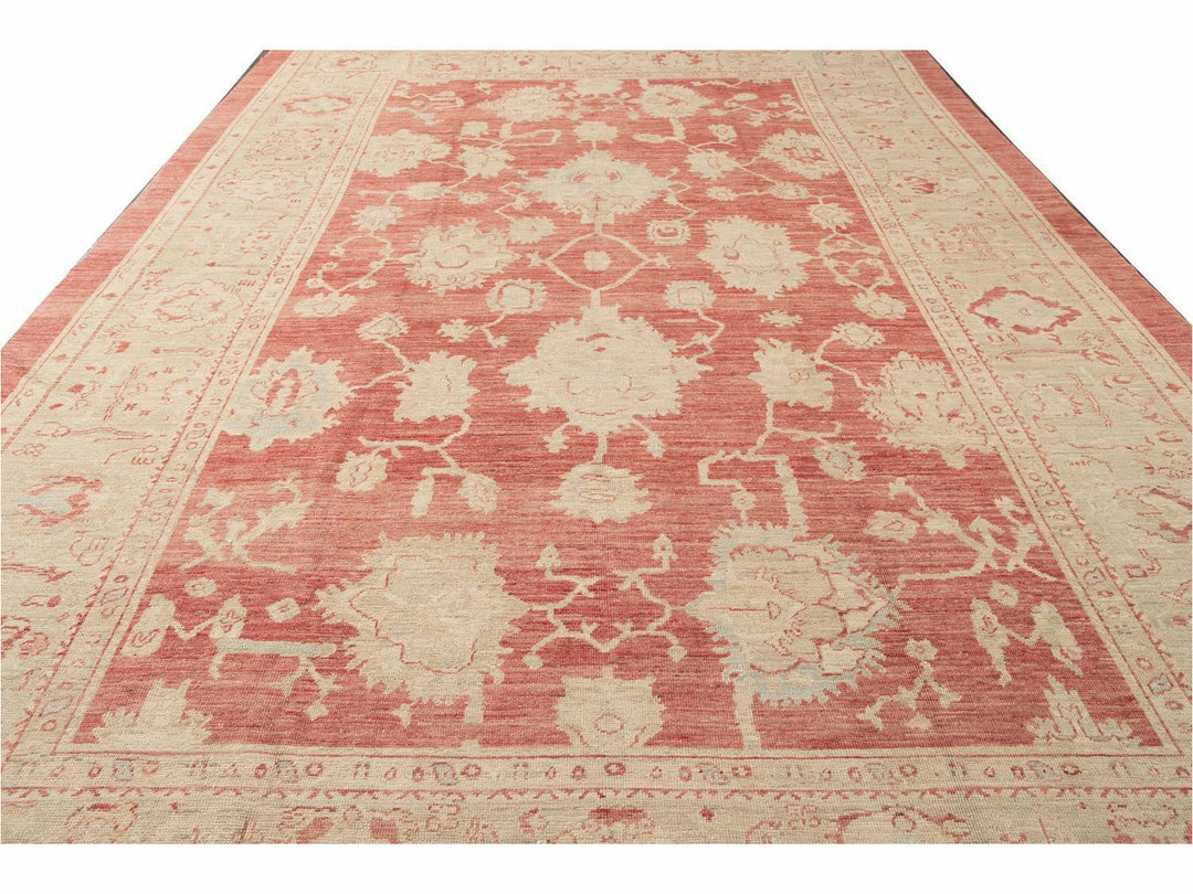 Modern Oushak Wool Oversize Rug 12 X 18