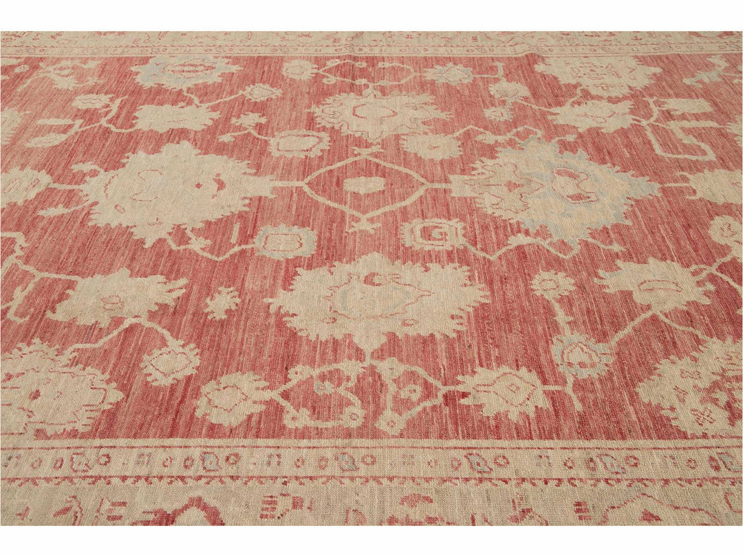 Modern Oushak Wool Oversize Rug 12 X 18