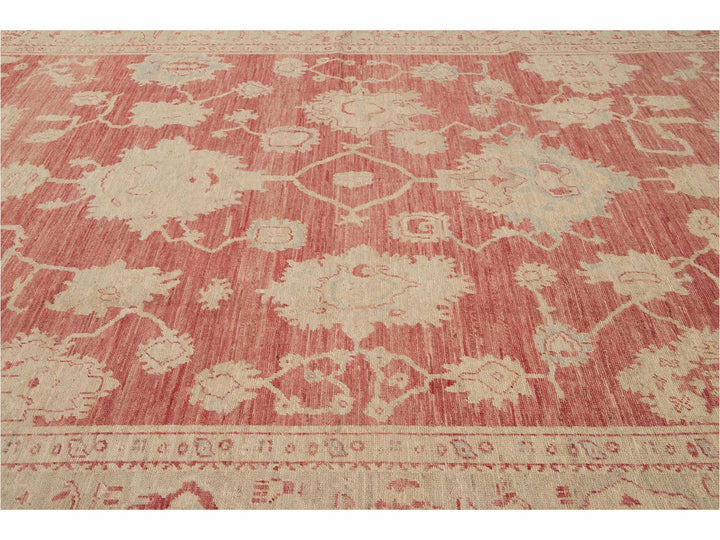 Modern Oushak Wool Oversize Rug 12 X 18