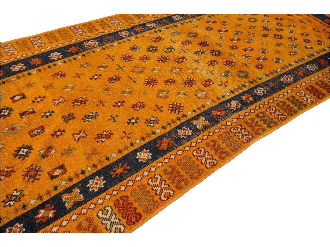 Vintage Moroccan Wool Rug 5 X 13