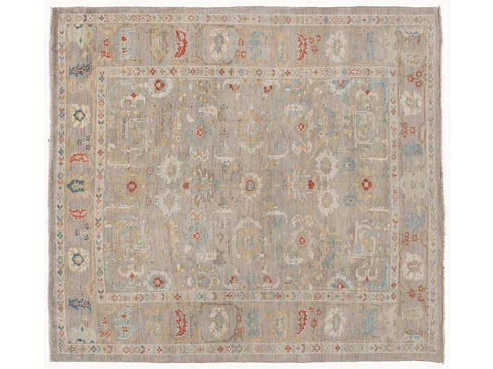 Modern Sultanabad Wool Rug 9 X 9