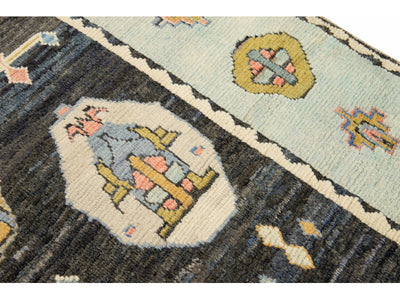 Modern Oushak Wool Rug 8 X 10