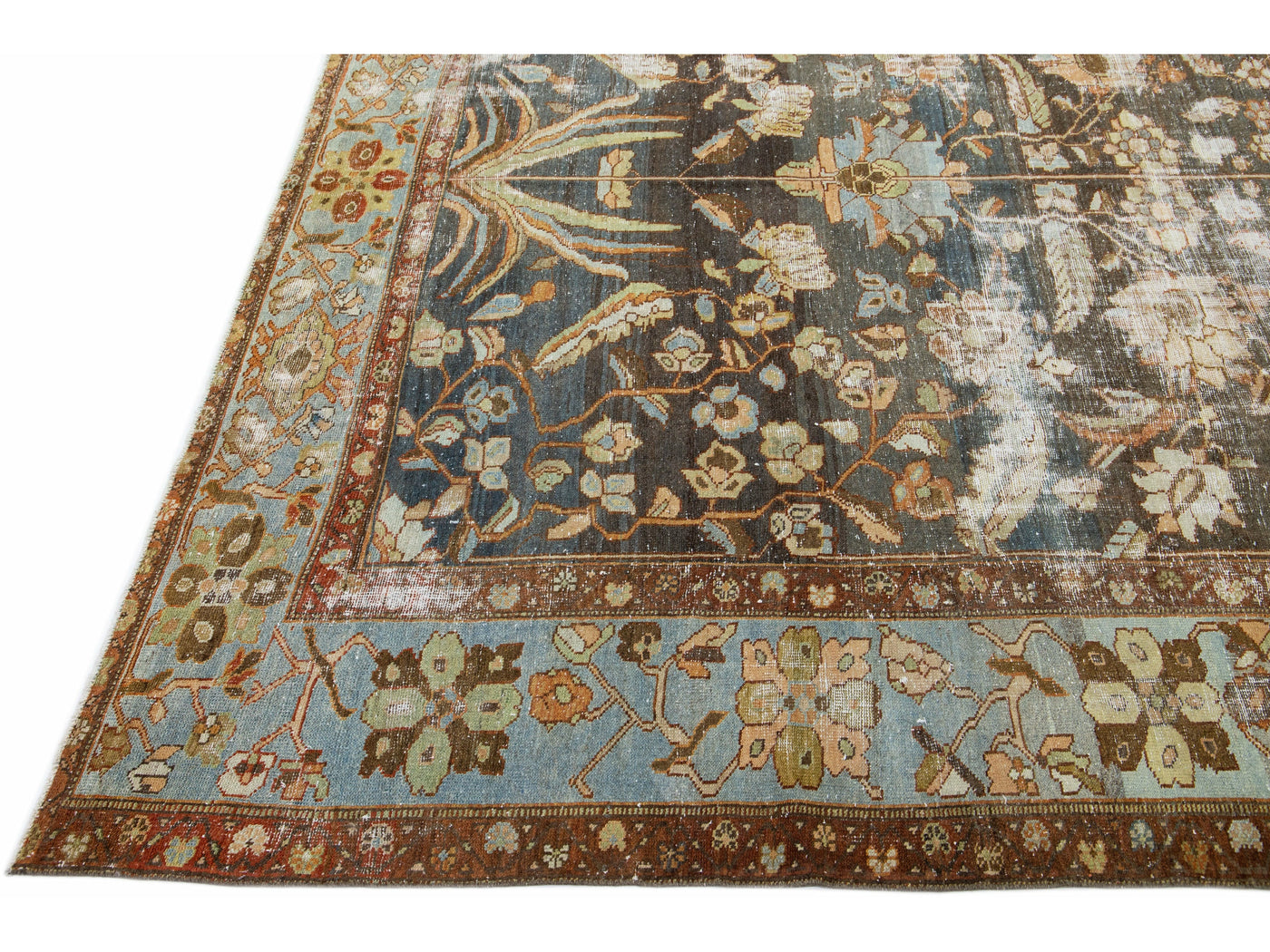 Antique Malayer Wool Rug 10 X 16