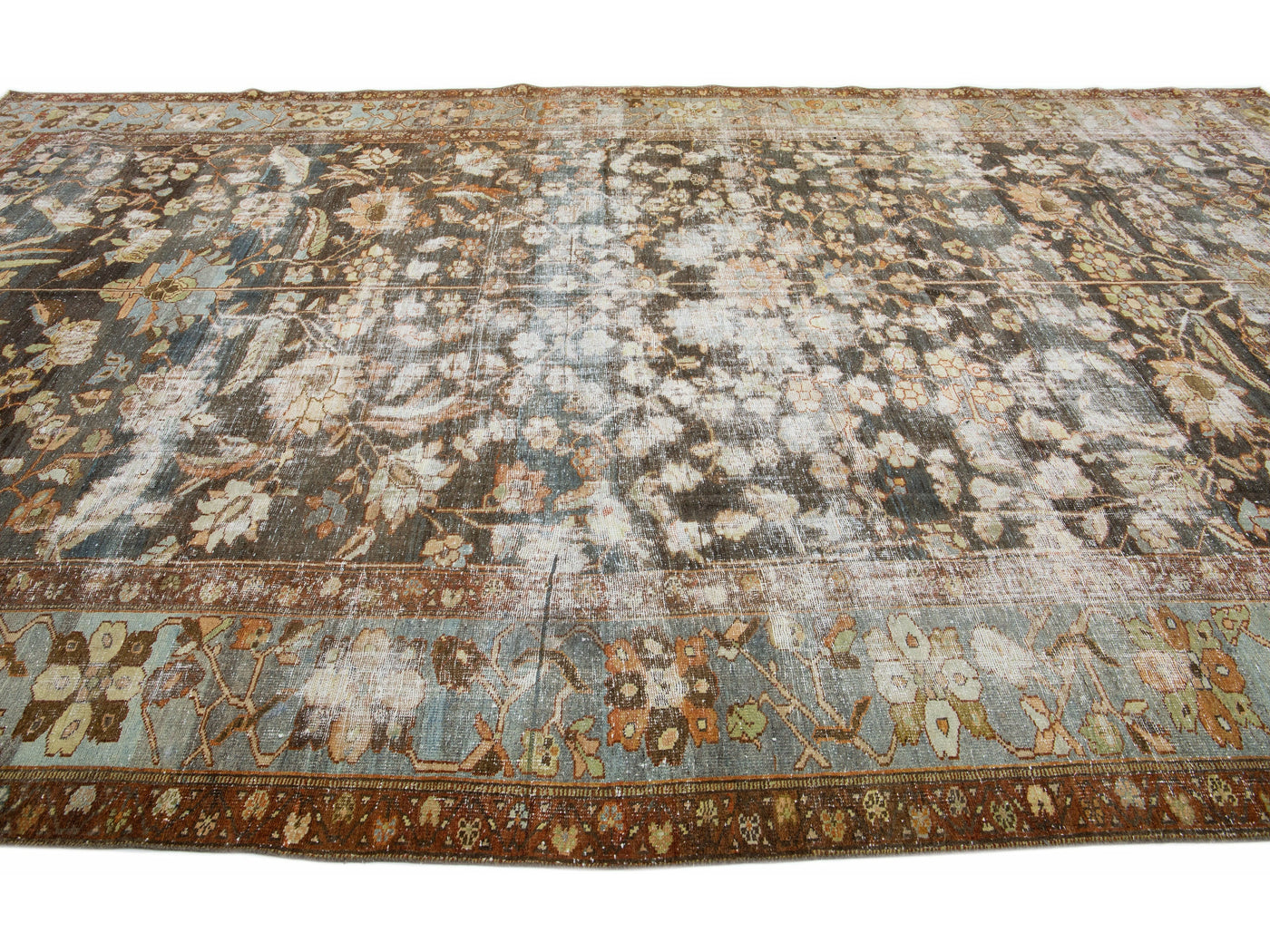 Antique Malayer Wool Rug 10 X 16