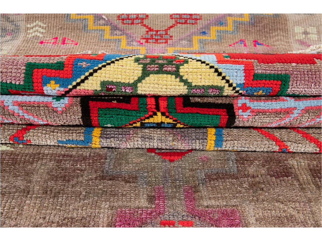 Mid-20th Century Vintage Turkish Wool Runner Rug 3 X 11
