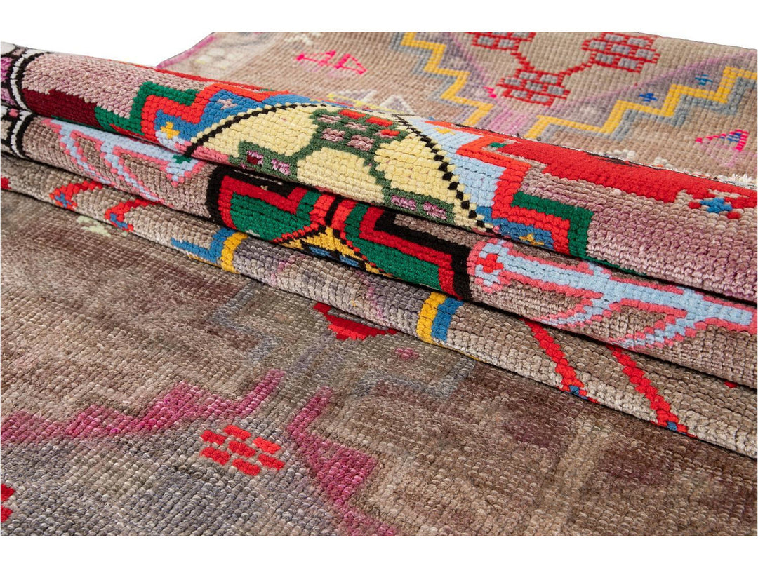 Mid-20th Century Vintage Turkish Wool Runner Rug 3 X 11