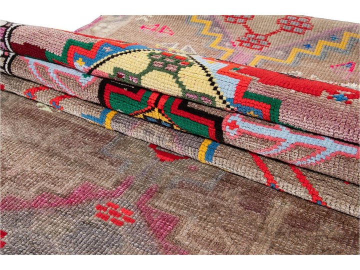 Mid-20th Century Vintage Turkish Wool Runner Rug 3 X 11