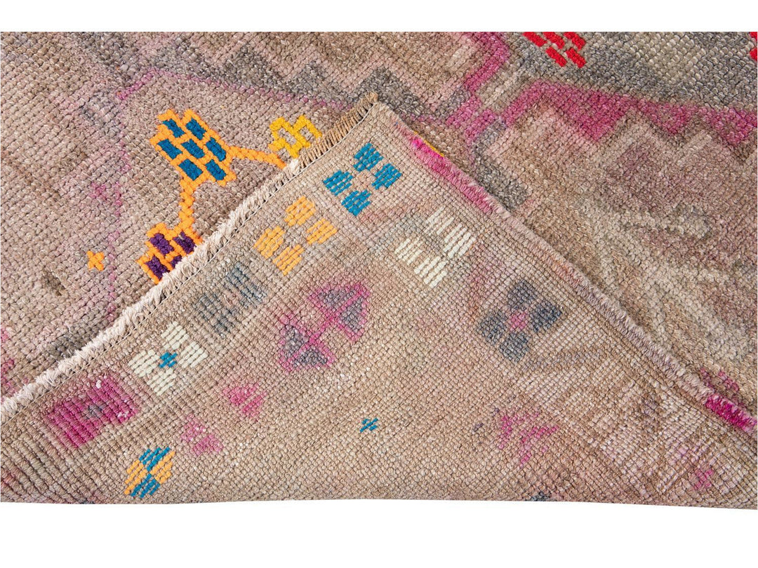Mid-20th Century Vintage Turkish Wool Runner Rug 3 X 11