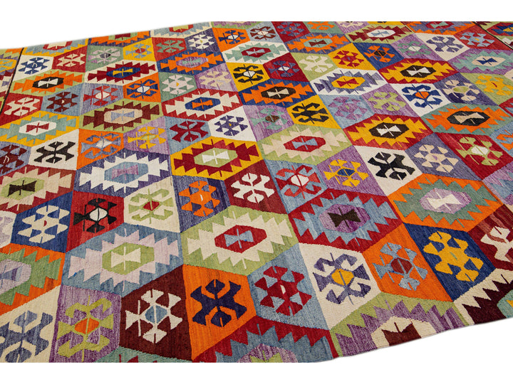 Vintage Turkish Wool Rug 9 X 12