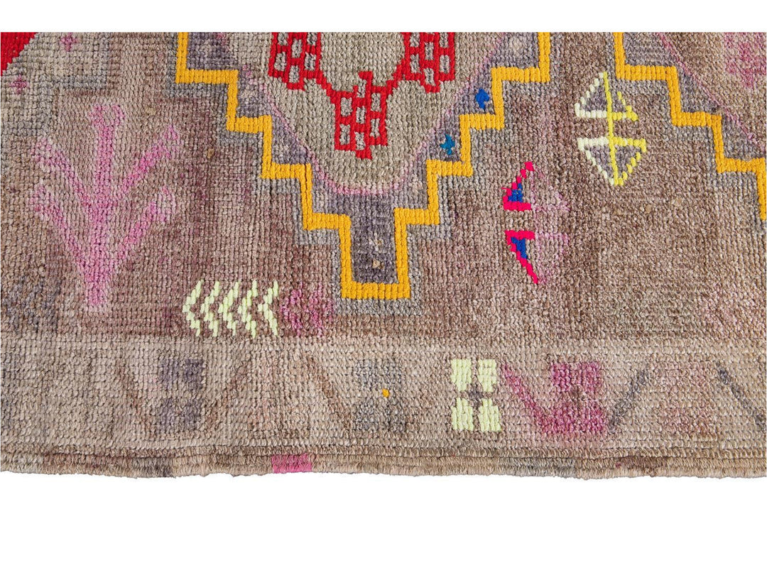 Mid-20th Century Vintage Turkish Wool Runner Rug 3 X 11