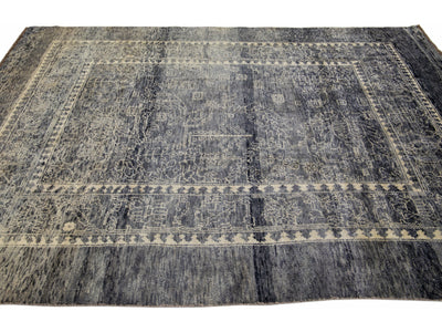 Transitional Revival Wool Rug 6 X 9