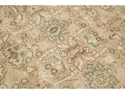 Antique Mahal Wool Rug 7 X 10