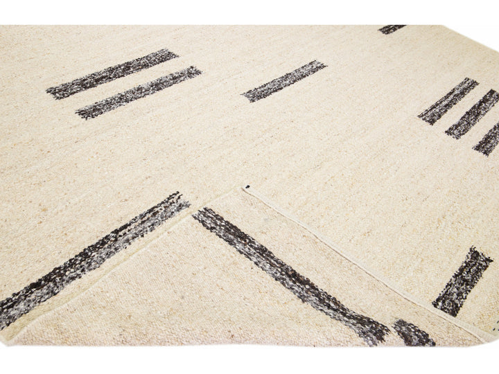 Modern Moroccan Wool Rug 12 X 15