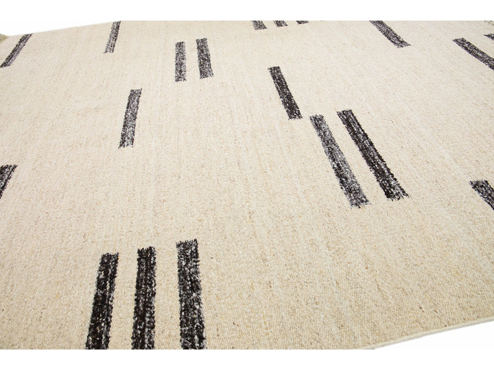 Modern Moroccan Wool Rug 12 X 15