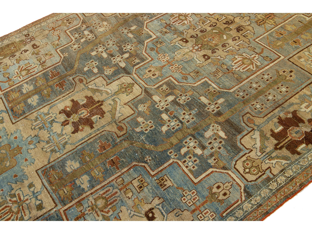 Antique Malayer Wool Runner 6 X 16