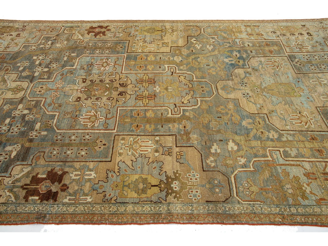 Antique Malayer Wool Runner 6 X 16