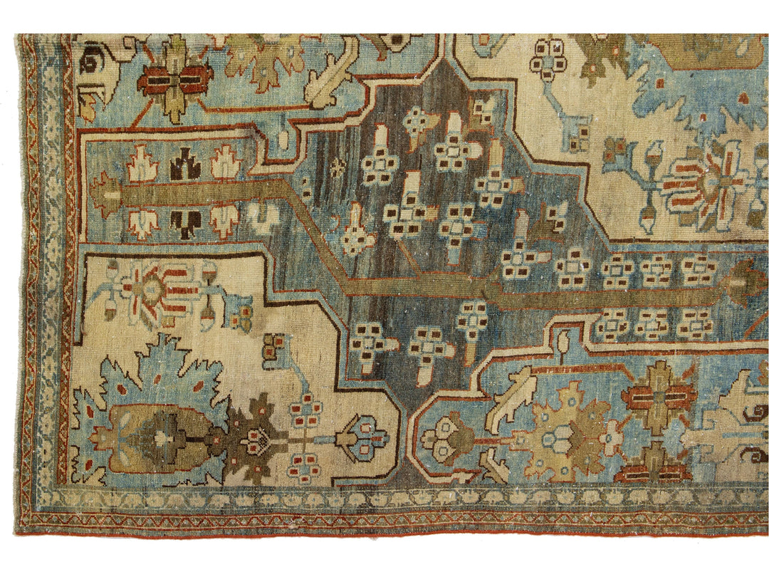 Antique Malayer Wool Runner 6 X 16