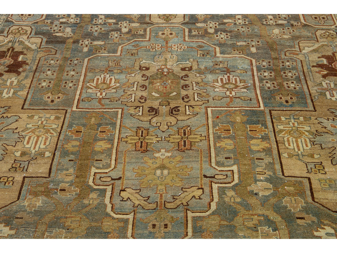 Antique Malayer Wool Runner 6 X 16