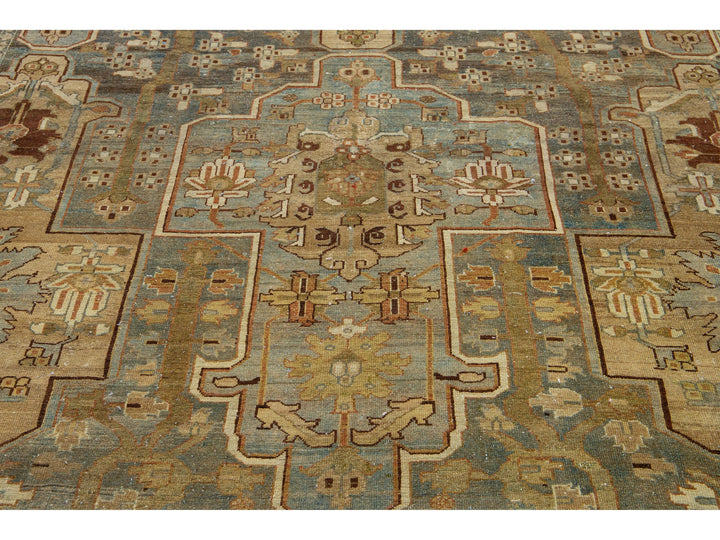 Antique Malayer Wool Runner 6 X 16