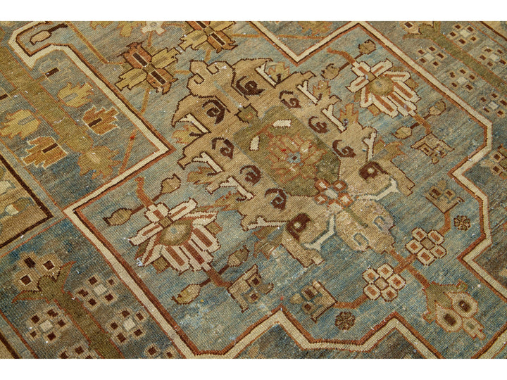 Antique Malayer Wool Runner 6 X 16