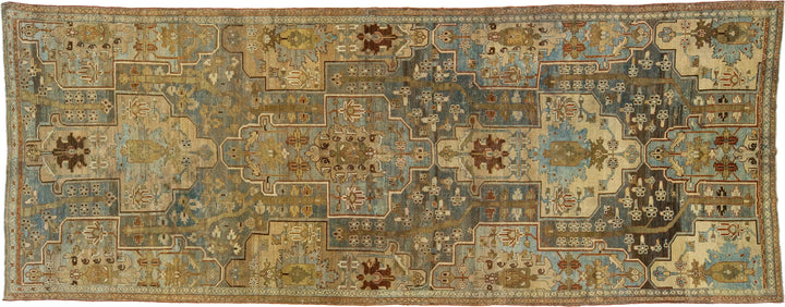 Antique Malayer Wool Runner 6 X 16