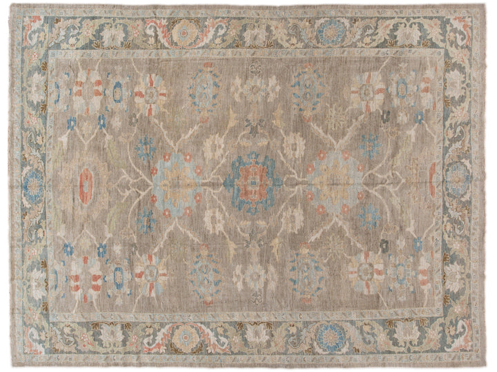 Modern Sultanabad Wool Rug 11 X 14