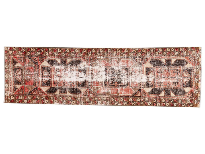 Mid 20th Century Vintage Anatolian Wool Runner Rug, 3 X 10