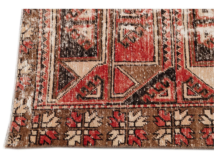 Mid 20th Century Vintage Anatolian Wool Runner Rug, 3 X 10