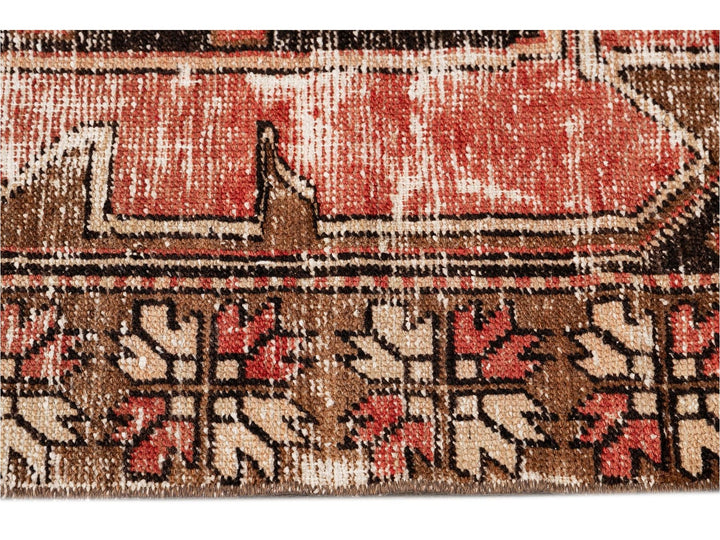 Mid 20th Century Vintage Anatolian Wool Runner Rug, 3 X 10
