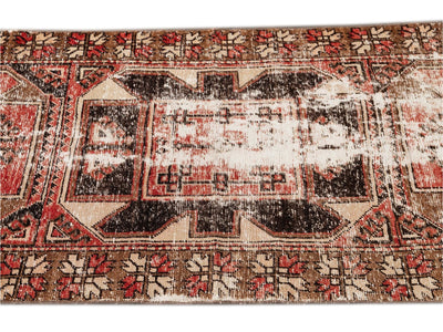 Mid 20th Century Vintage Anatolian Wool Runner Rug, 3 X 10