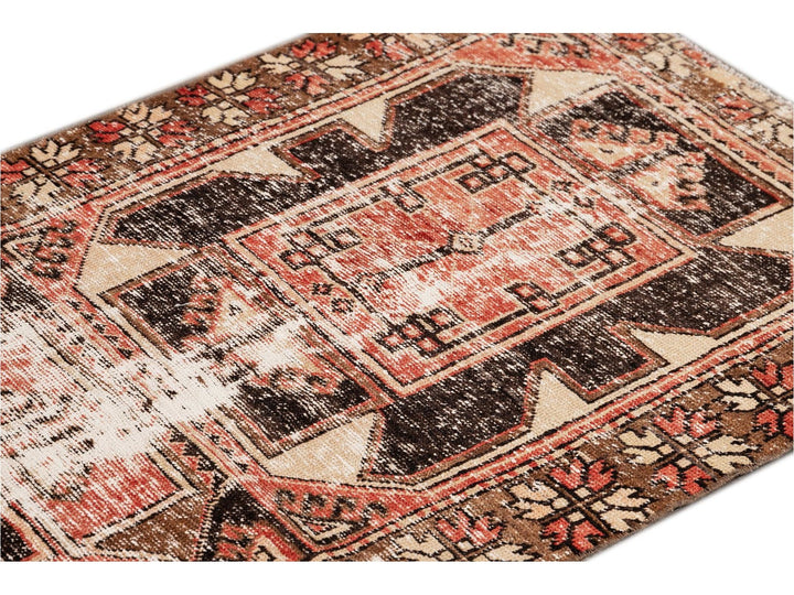 Mid 20th Century Vintage Anatolian Wool Runner Rug, 3 X 10