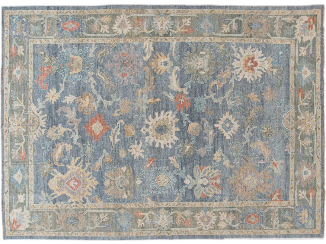 Modern Sultanabad Wool Rug 10 X 14