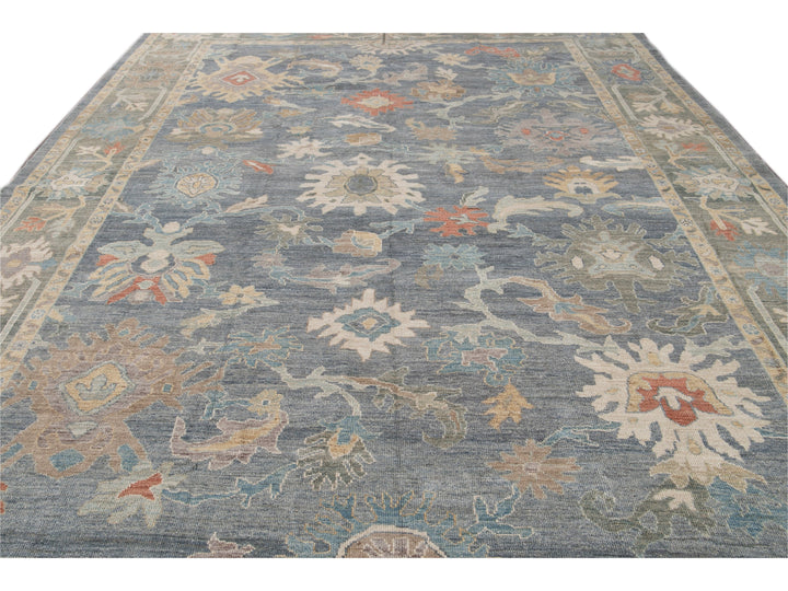 Modern Sultanabad Wool Rug 10 X 14