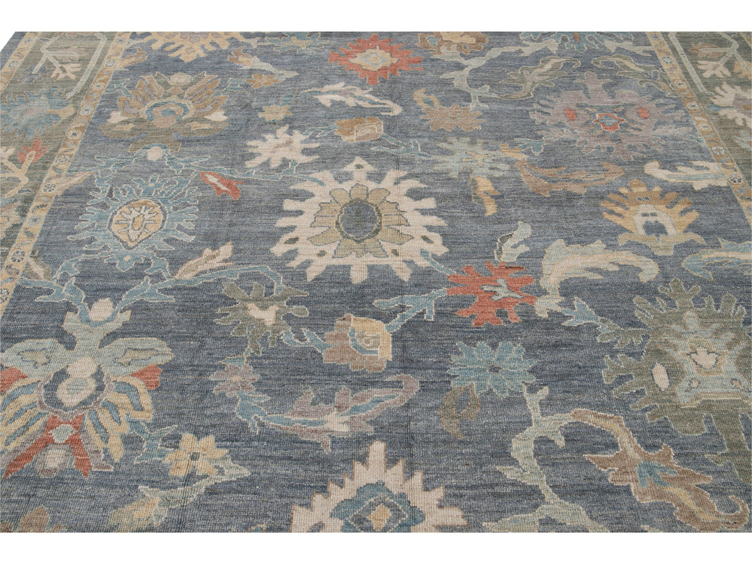 Modern Sultanabad Wool Rug 10 X 14