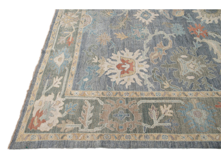 Modern Sultanabad Wool Rug 10 X 14