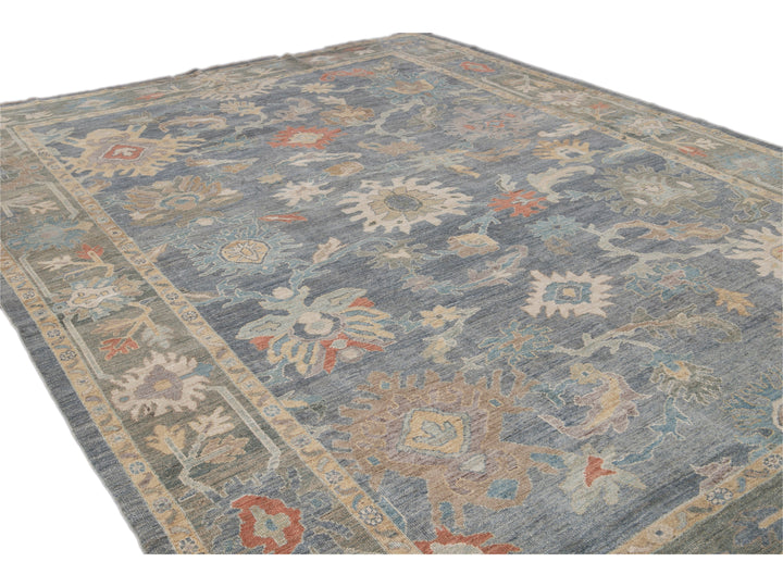Modern Sultanabad Wool Rug 10 X 14