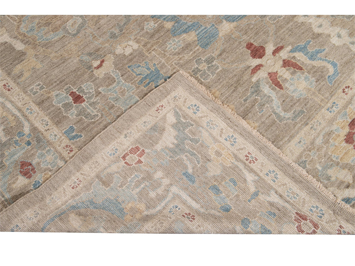 Modern Sultanabad Wool Rug 8 X 12