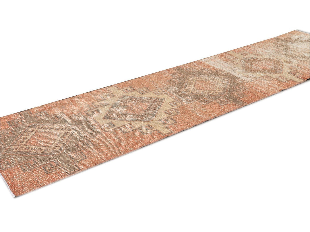 Mid 20th Century Vintage Anatolian Wool Runner Rug, 3 X 12