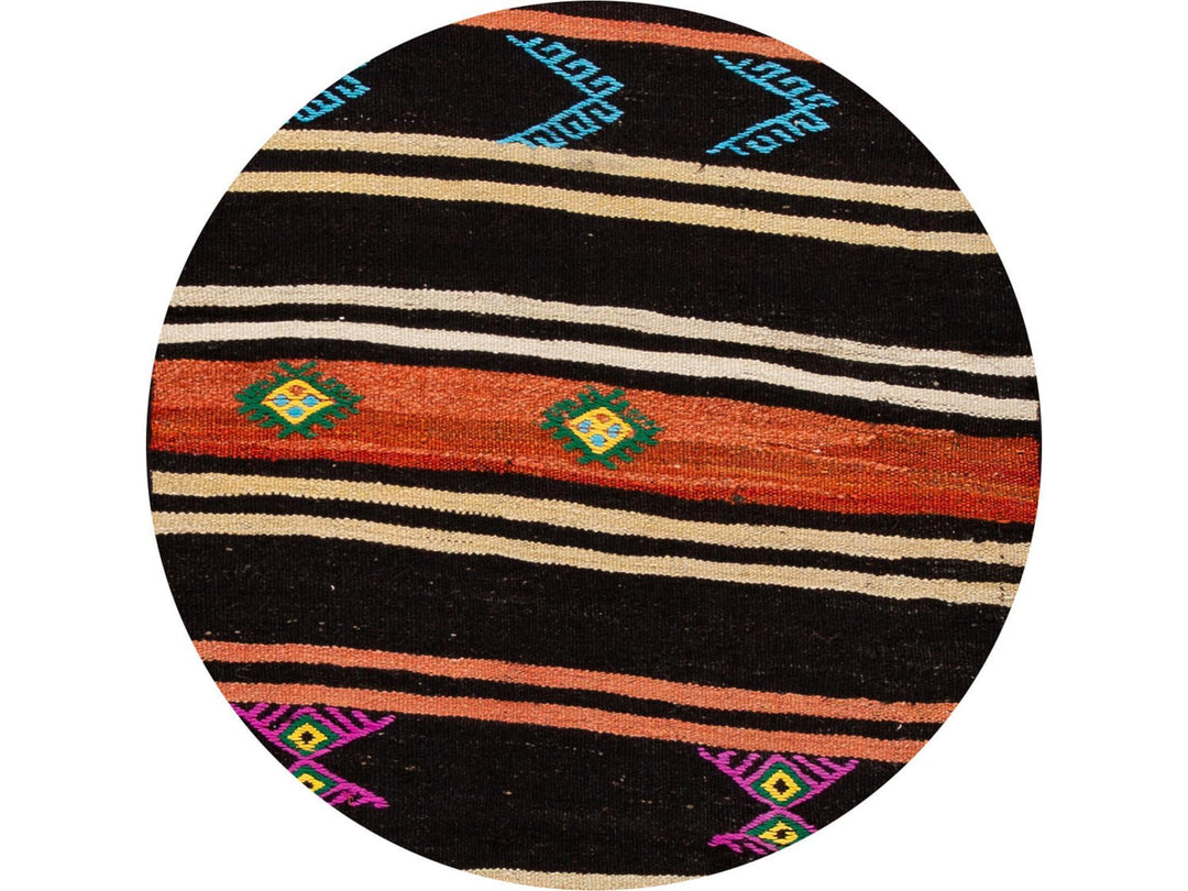 Vintage Kilim Wool Runner 3 X 11