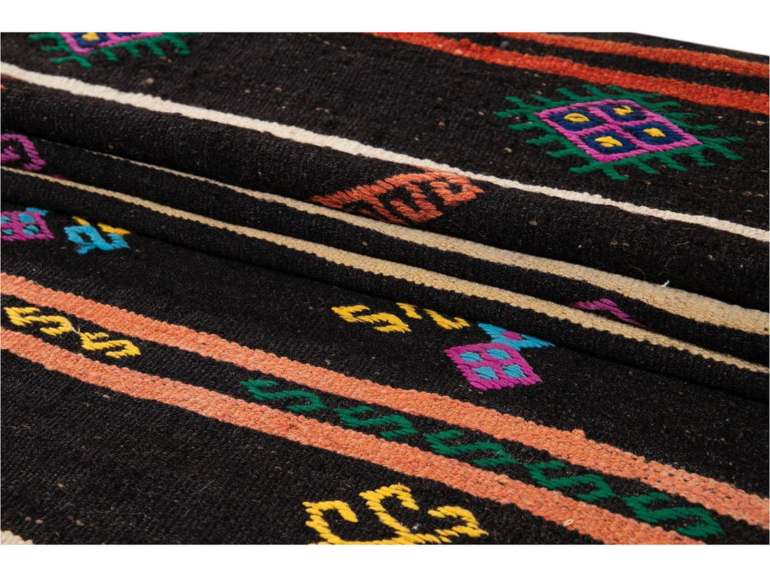 Vintage Kilim Wool Runner 3 X 11