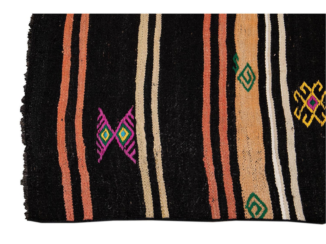 Vintage Kilim Wool Runner 3 X 11
