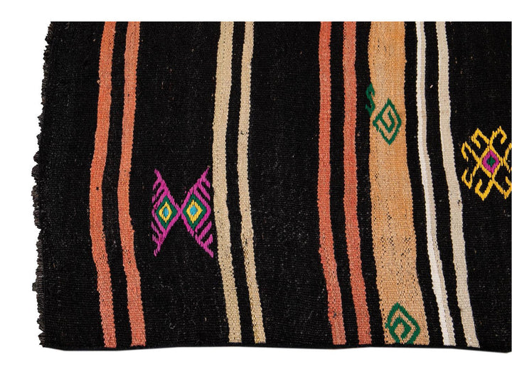 Vintage Kilim Wool Runner 3 X 11