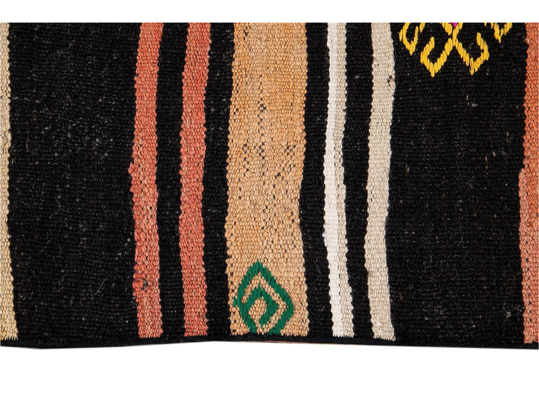Vintage Kilim Wool Runner 3 X 11