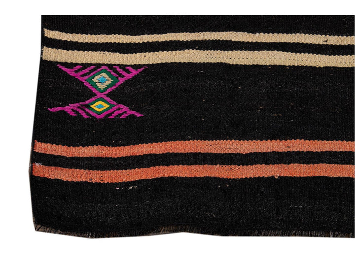 Vintage Kilim Wool Runner 3 X 11