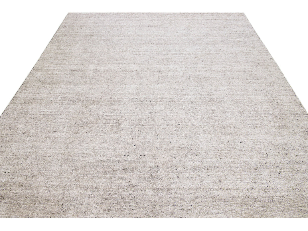 Modern Bamboo & Silk Groove Rug 8 X 10