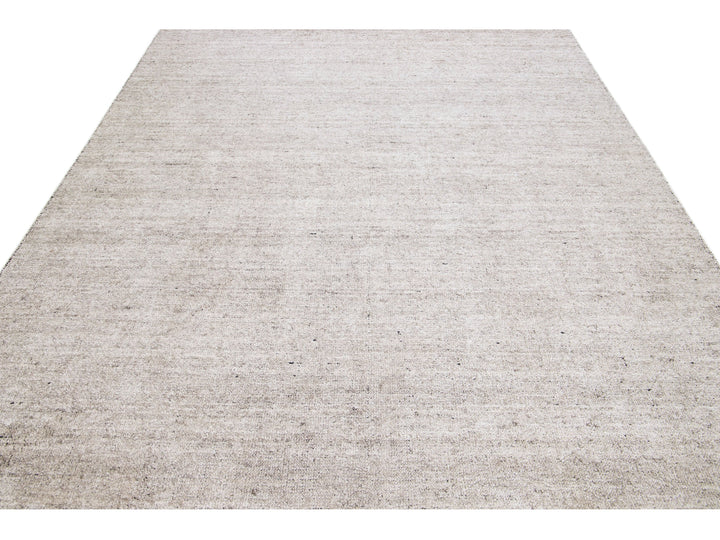 Modern Bamboo & Silk Groove Rug 8 X 10