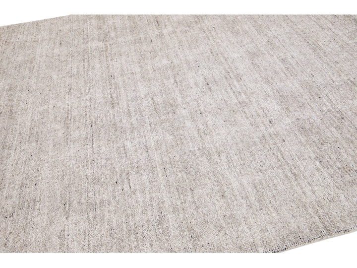 Modern Bamboo & Silk Groove Rug 8 X 10