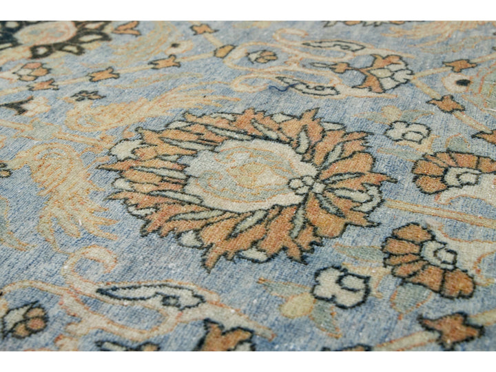 Antique Tabriz Wool Rug 7 X 11