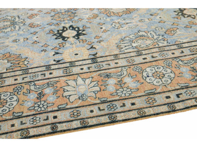 Antique Tabriz Wool Rug 7 X 11