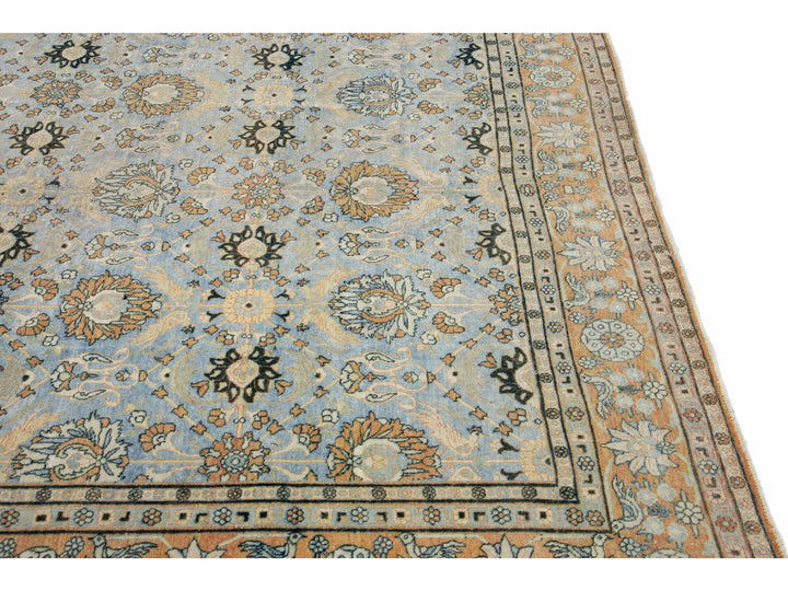 Antique Tabriz Wool Rug 7 X 11